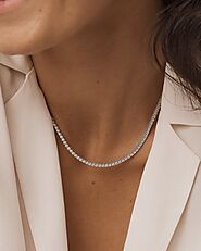 Collier Diamant sur mesure | Collier Rivière en diamants | Amantys