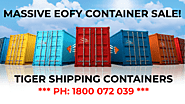 MASSIVE EOFY CONTAINER SALE! (+ Global Container Crisis Update)