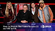 How To Watch The Voice Season 25 On NBC In UK