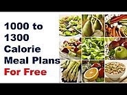 Does 1000 calorie diet plan work for weight loss, 1000 calorie meal plan, 1300 calorie diet