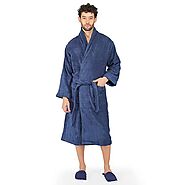 Website at https://shoprangoli.in/products/canningvale-550-gsm-cotton-bathrobe-for-men-navy-blue-1