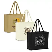 Modena Jute Tote Bag - Colour Match - VMA Promotional Products