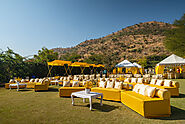 Haldi decor with seating