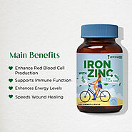 Natural Iron Zinc Folic Acid Vitamin B12 Tablets - Zeroharm