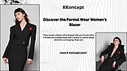 Discover the Formal Wear Women's Blazer | KKoncept