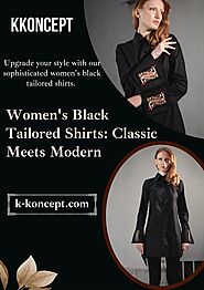 Women's Black Tailored Shirts: Classic Meets Modern