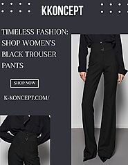 Timeless Fashion: Shop Women's Black Trouser Pants