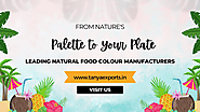 From Nature's Palette to Your Plate: Leading Natural Food Colour Manufacturers