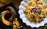 Pasta With Pumpkin And Radicchio