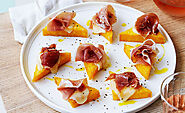 Fried Polenta With Prosciutto And Cheese