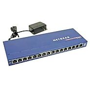 FS116E-100NAS NetGear ProSafe Plus 16-Ports 10/100Mbps Fast Ethernet Desktop Switch