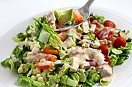 Southwest Chicken Salad with Skinny Salsa Ranch