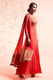 Buy Party Wear Anarkali Suits Online | Satya Paul