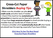 Best Cross Cut Paper Shredders Reviews