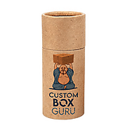 Round Tube like Custom Tea Box with Lid - customboxguru.com