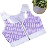 Purple Surgical Recovery Bra