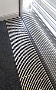 Linear Stainless Steel Trench Heating Grille