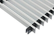 Satin Stainless Steel Linear T-bar Profile (Anodised Aluminium)