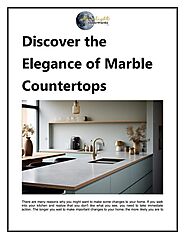 Discover the Elegance of Marble Countertops | PDF