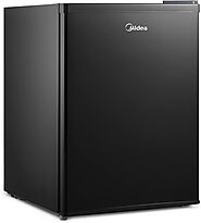 3. Midea WHS-87LB1 Refrigerator, 2.4 Cubic Feet, Black