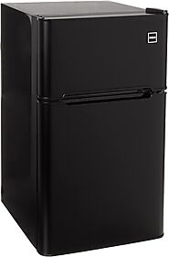 4. RCA - 2-Door - Compact Refrigerator/Freezer - Reversible Doors - Adjustable Thermostat - 3.2 Cu. Ft.