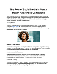 Your Partner in Mental Health Marketing Success