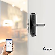 LAVNA Hotel Door lock with RFID Card & Manual Key Access for Hotel | Resort | PG room doors.