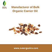 SVA: Manufacturer of Bulk Organic Carrier Oil