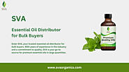 Essential Oil Distributor for Bulk Buyers