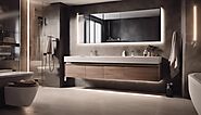 Wall Mounted Bathroom Cabinets With Lights - SUNVIN