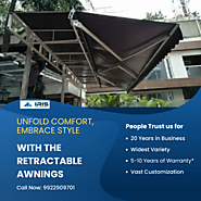 🌟 Discover the Perfect Use for Retractable Awnings in Pune with Iris 🌟