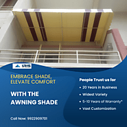 Discover the Perfect Awning Shade in Pune for Your Residential Home with Iris