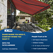 Why do bungalow or Villa owners opt for patio awnings in Pune?