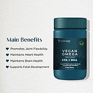 Vegan Omega 3 With Algae Derived EPA-DHA Capsules - Zeroharm