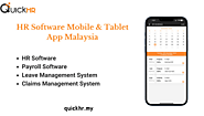 Best HR Management App | For Employees: Mobile & Tablet | QuickHR Malaysia