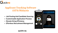 Applicant Tracking System (ATS) Software | QuickHR Malaysia