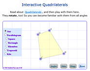 Interactive Quadrilaterals