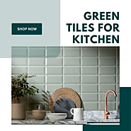 Modern Green Tiles for Kitchen