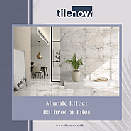 Elevate Your Bathroom with Luxurious Marble Effect Tiles