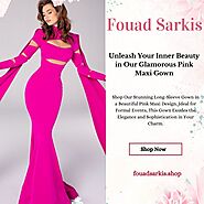 Unleash Your Inner Beauty in Our Glamorous Pink Maxi Gown