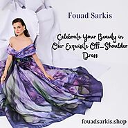 Celebrate Your Beauty in Our Exquisite Off-Shoulder Dress