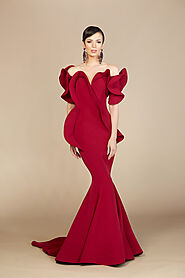 Raise Your Shin with Red Maxi Dress for Women | Fouad Sarkis