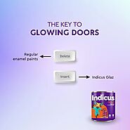 Upgrade Your Doors with Premium Glaz Enamel Paint - Indicus Paints