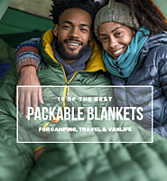 GEAR | 10 Of The Best Packable Camping Blankets Ideal for Camping, Travel & Vanlife | Camping Blog Camping with Style...