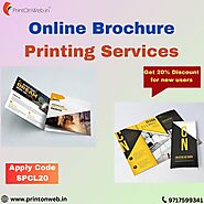 Get Noticed with Professional Online Brochure Printing Services