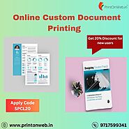 Discover the Efficiency of Online Document Printing for Your Business Needs