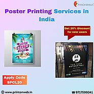 Enhance Your Business with Premium Poster Printing Services in India