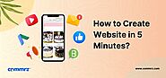 How to create a website in 5 minutes | commrz™