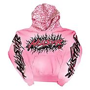 Buy Pink Hellstar Brainwashed With Brain Hoodie | Hellstar