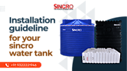 A Comprehensive Guide to Installing Your Sincro Water Tank